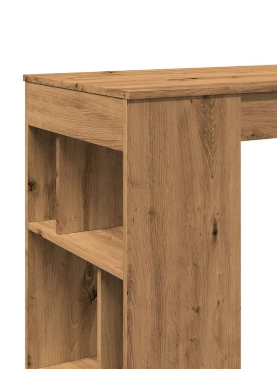 Table Bar Wooden Oak 102x50x103.5cm