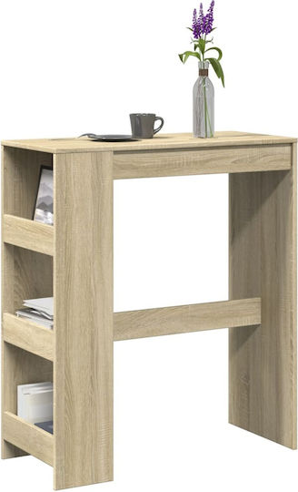 Sonoma Oak Wooden Bar Table Sonoma Oak 90x40x103.5cm