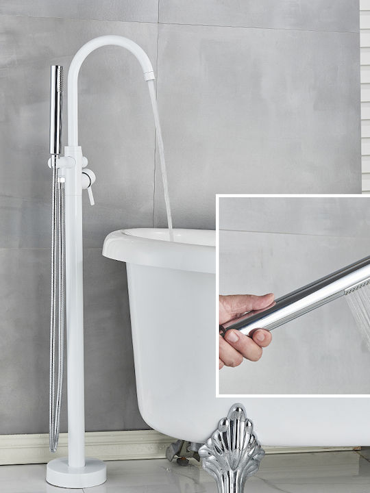 Amestecare Baterie Cadă Set complet Albă