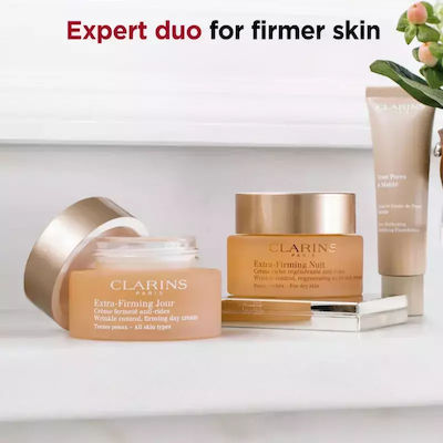 Clarins Extra-Firming Rich Ενυδατική & Αντιγηραντική Κρέμα Προσώπου Νυκτός 50ml