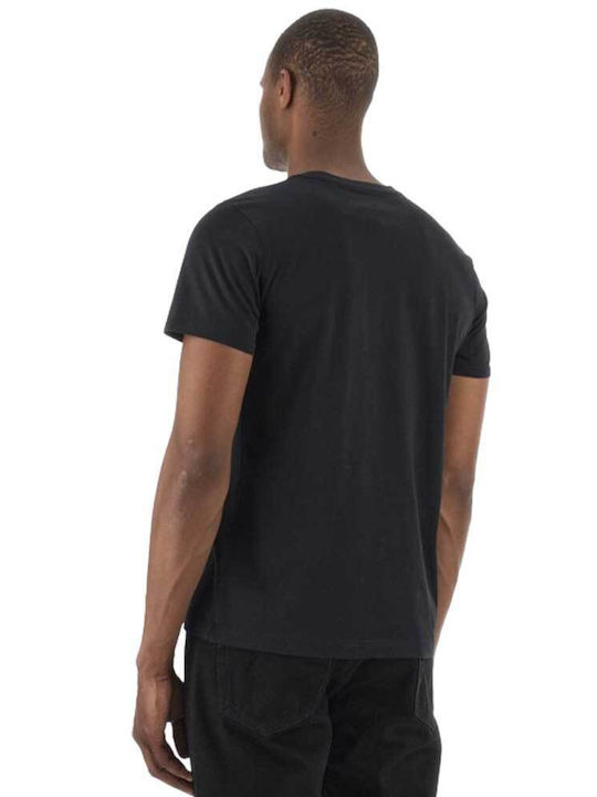 La Martina Men's Short Sleeve T-shirt Black