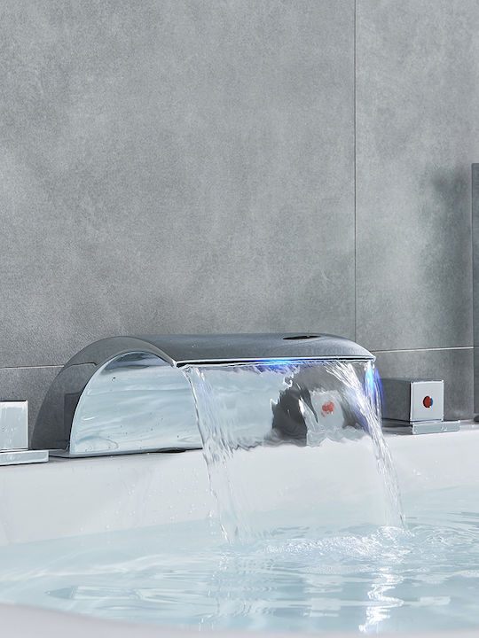 Chrome Mischung Bade- / Duscharmatur Badewanne Komplettes Set