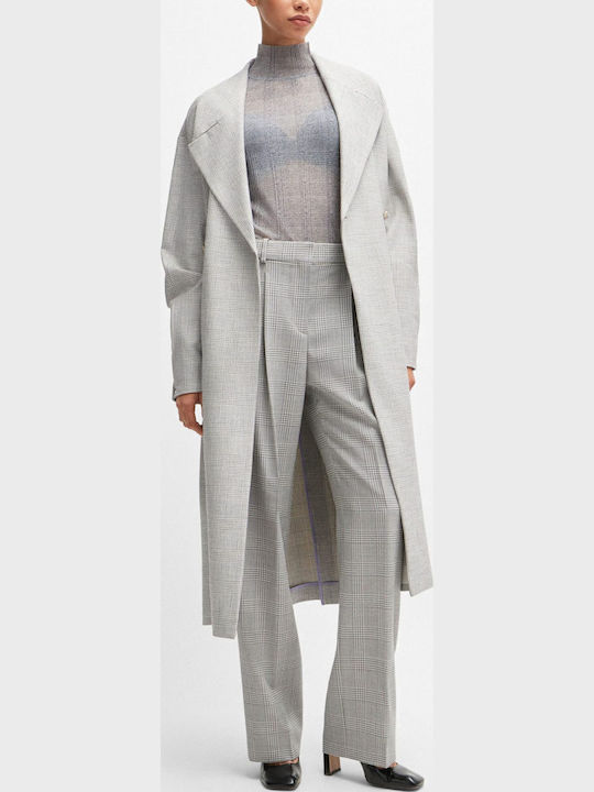 Tanity Damen Stoff Hose Geprüft Gray