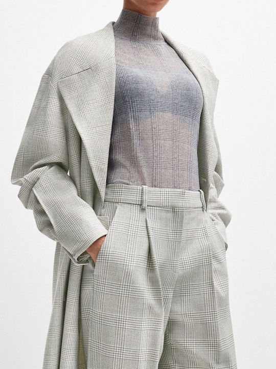 Tanity Damen Stoff Hose Geprüft Gray