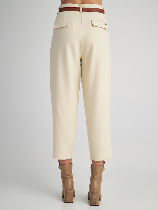 Staff Pant Damen Stoff Hose Sub-white