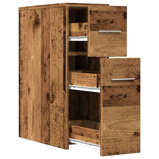 vidaXL Ντουλάπι Μπάνιου 22x44x61.5cm Καφέ