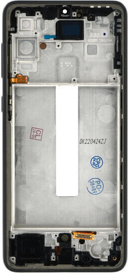 Screen with Touch Mechanism and Frame for Samsung Galaxy A33 5G (Black)