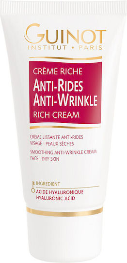 Guinot Anti-Rides Rich 24ωρη Κρέμα Προσώπου για Ενυδάτωση & Αντιγήρανση με Υαλουρονικό Οξύ 50ml