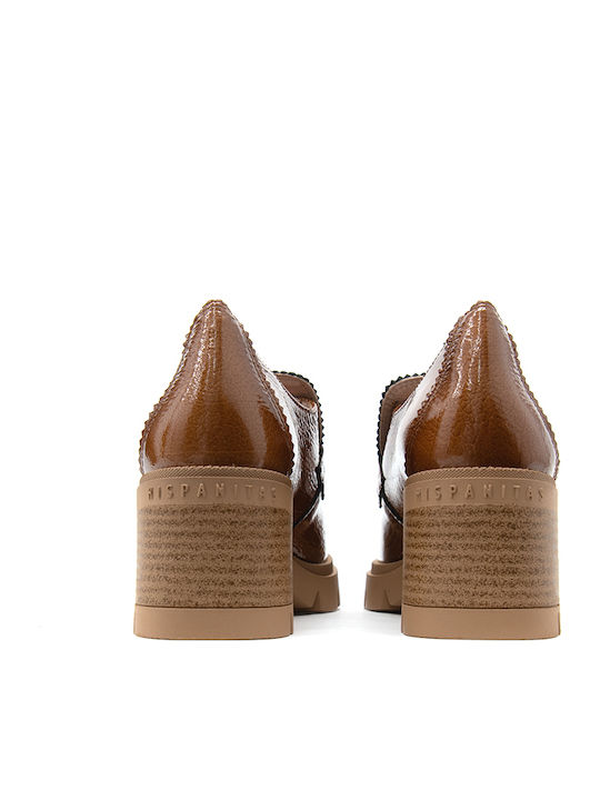 Patent Leather Tabac Brown High Heels