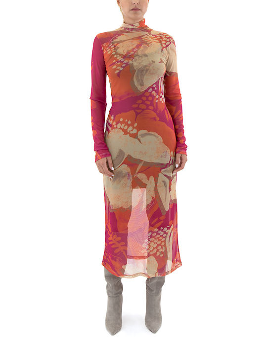 Moutaki Dress Fuchsia