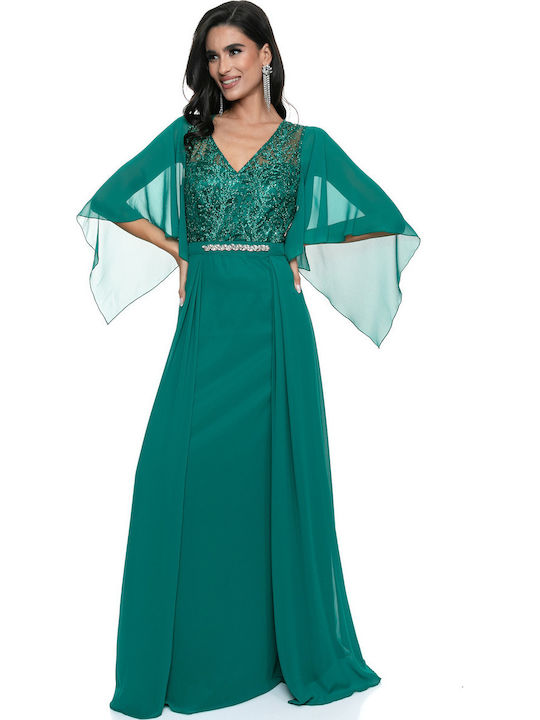 Maxi Dress for Wedding Christening Romantic