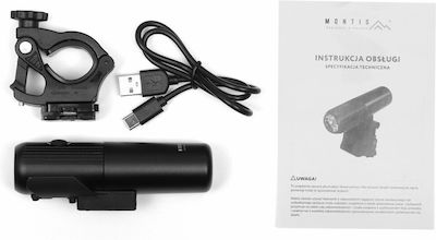 Montis MT111 Rechargeable Front Bicycle Light