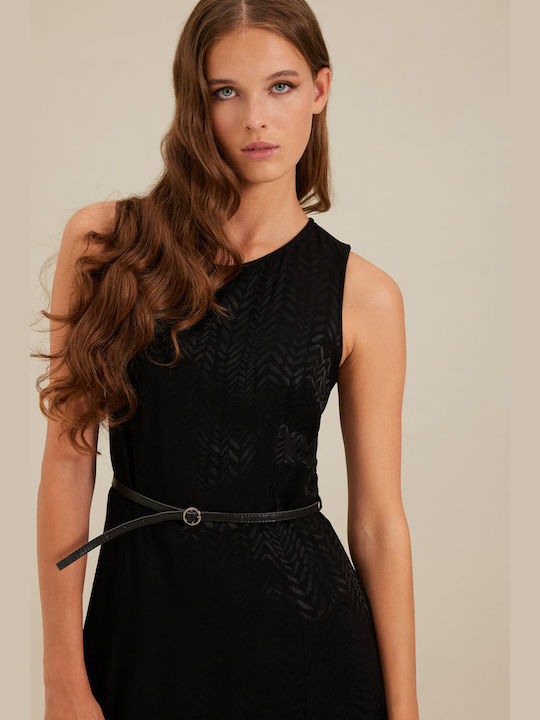 Namaste Midi Kleid Black