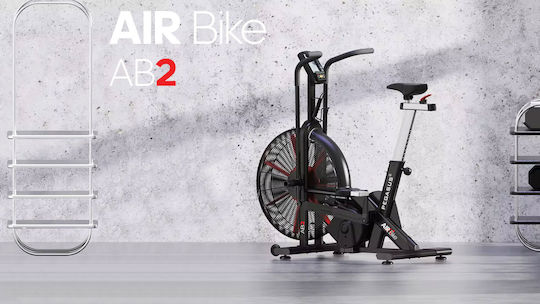 Pegasus Air Bike AB2 Όρθιο Ποδήλατο Γυμναστικής με Αντίσταση Αέρα και Ροδάκια