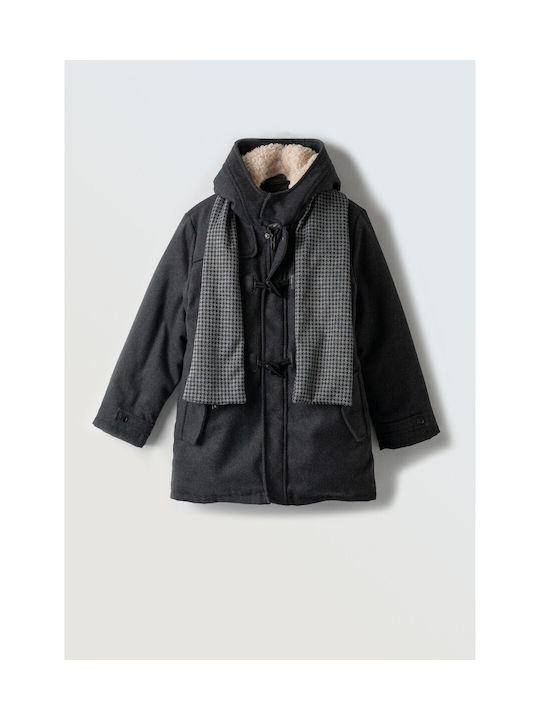 Hashtag Kids Coat Montgomery with Hood anthracite