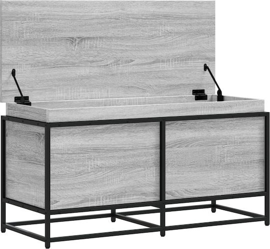 vidaXL Trunchi decorativ Lemn Gri 100x40x51.5buc