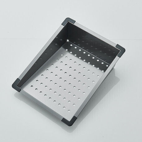 Ένθετος Νεροχύτης Inox με Μπαταρία Μ60xΠ45cm Μαύρος