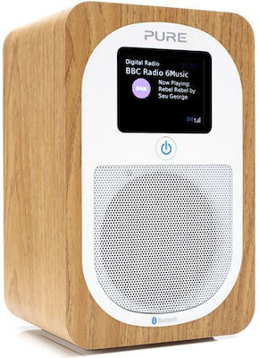 Pure Evoke H3 Tabletop Radio Electric DAB+ with Bluetooth Oak