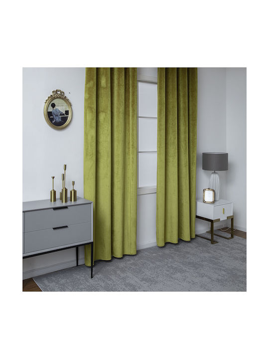 Beauty Home Perdea cu Capse 8399 Auriu 8399-oro 140x270cm