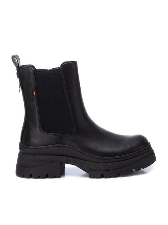 Women's Ankle Boots with Medium Heel Black