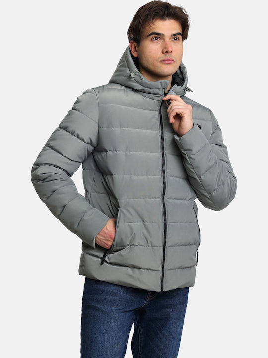 Μπουφάν Bomber Silver
