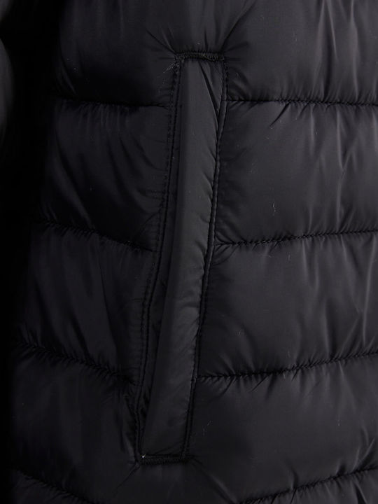 Patch Jacket Puffer Black
