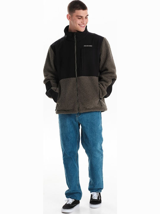Winter Jacke Olive/black