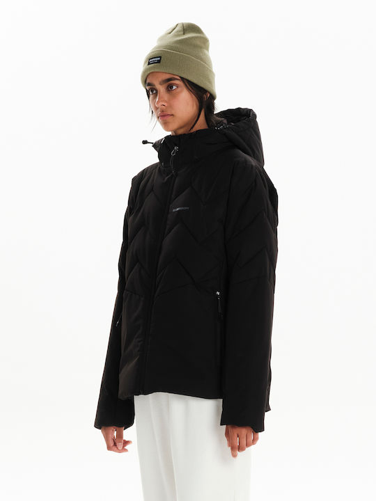Scurtă Jachetă de femei Puffer Black
