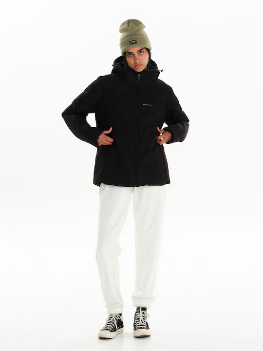 Scurtă Jachetă de femei Puffer Black