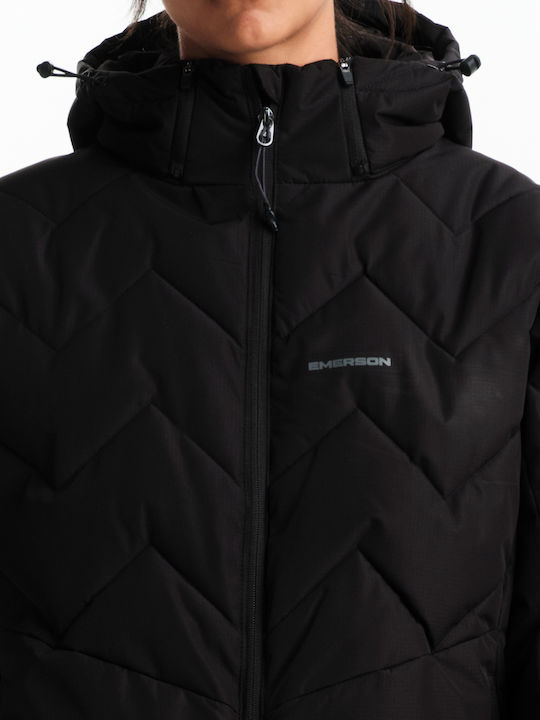 Scurtă Jachetă de femei Puffer Black