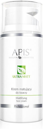 Apis Natural Cosmetics Ultra Matt Crema de Față de Zi împotriva Acnee cu Acid Hialuronic & Aloe Vera 100ml