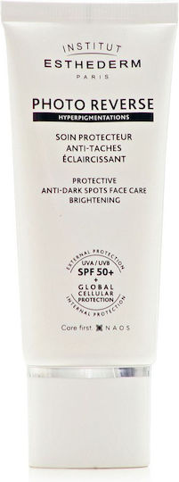 Institut Esthederm Photo Reverse Крем За Лице Дневен Крем С SPF50 За Хидратация Пигментни Петна И Изсветляване На Тена 50ml