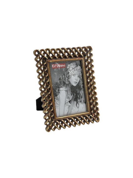 Fylliana Fl22950 Frame Plastic 10cmx15cm with Gold Frame