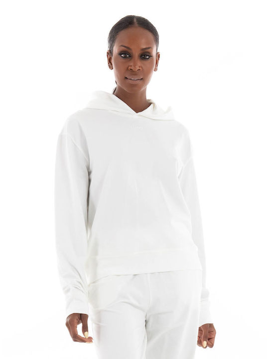 Hugo Women's Hooded Sweatshirt Off White