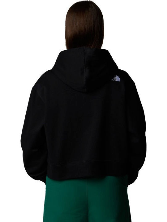 The North Face Cropped Γυναικείο Φούτερ με Κουκούλα Tnf Black