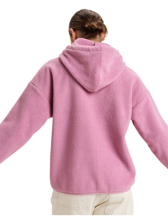 Cool Calling Winterlich Damen Bluse Langärmelig mit Kapuze Lila