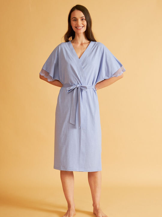 Harmony Winter Women's Robe blue