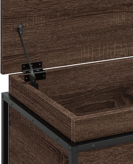 vidaXL Dekorative Truhe Hölzernes Braun 100x40x51.5cm