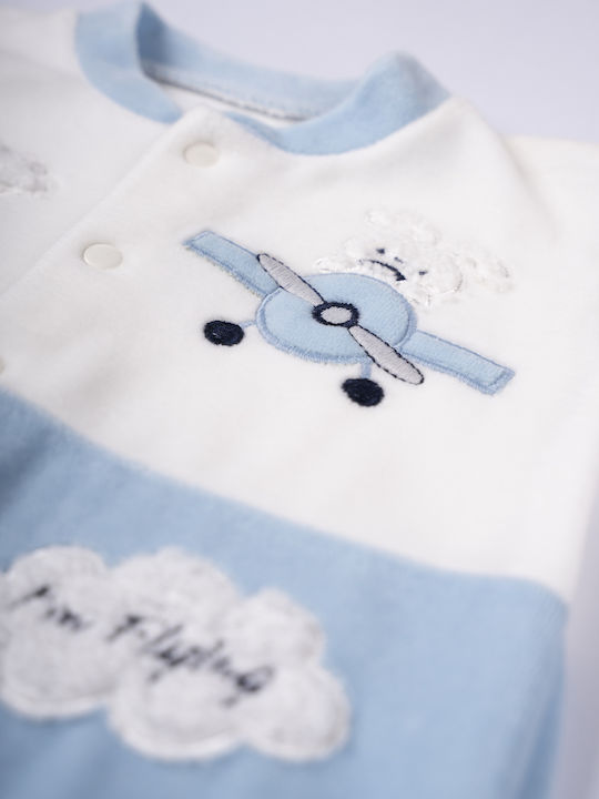 Evita Baby Bodysuit Blue