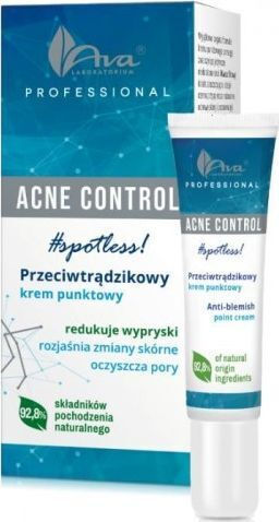 Ava Laboratorium Acne Control Spot Rich Κρέμα Προσώπου κατά της Ακμής 15ml