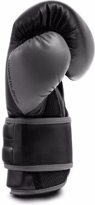 Everlast Powerlock 2 Γάντια Πυγμαχίας από Συνθετικό Δέρμα για Αγώνα Μαύρα