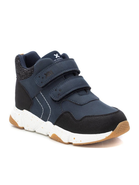 Kids Boots with Velcro Blue