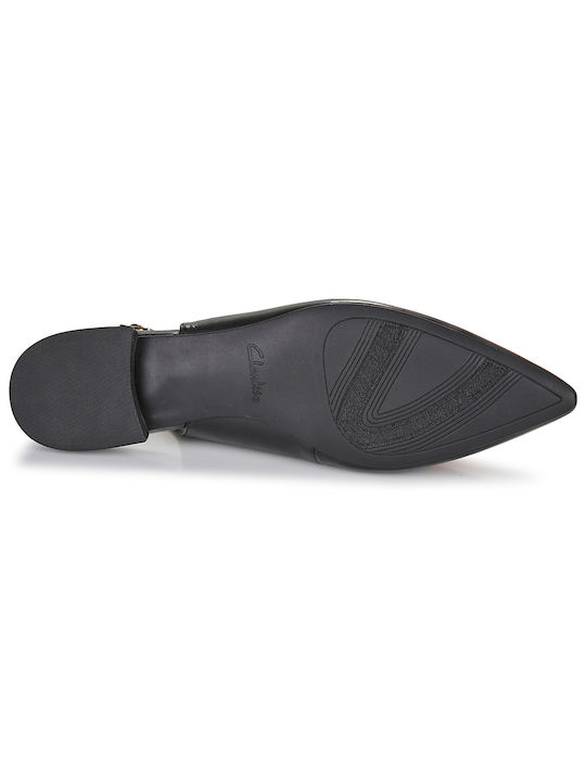 Leather Ballerinas Sensa15 Shine Black