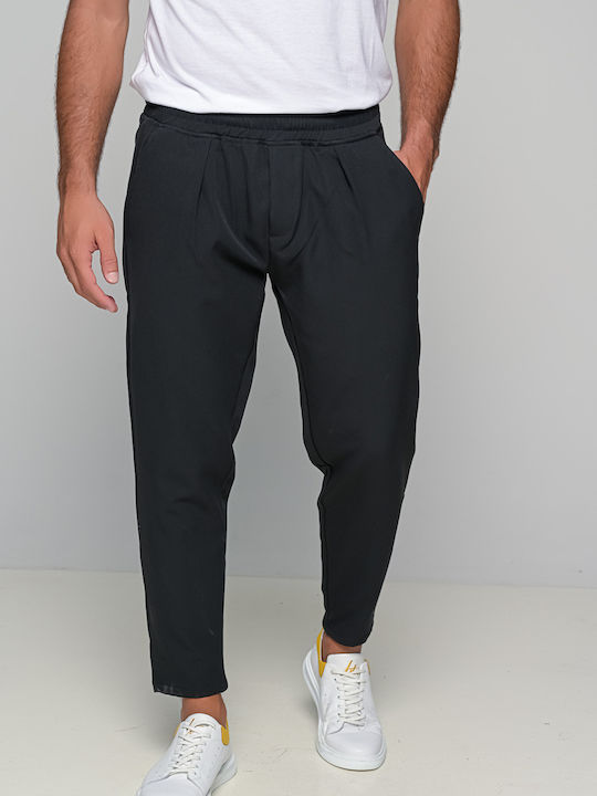 Monaco Trousers in Loose Fit Black