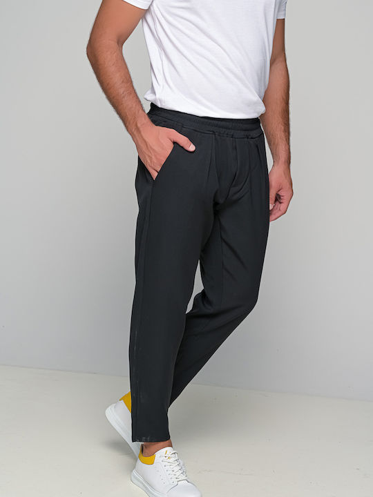 Monaco Trousers in Loose Fit Black