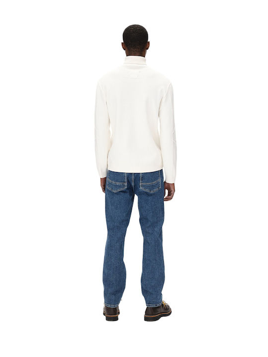 Gabba Ανδρικό Παντελόνι Τζιν Ελαστικό Regular Fit Straight Blue