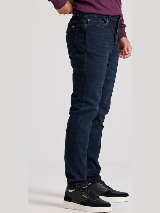 Men's Jeans Pants with Slim Tapered Fit Blue Black