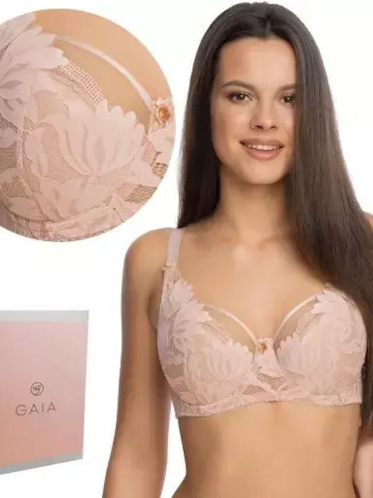 Gaia Minimizer Minimizer Bra Underwire Pink