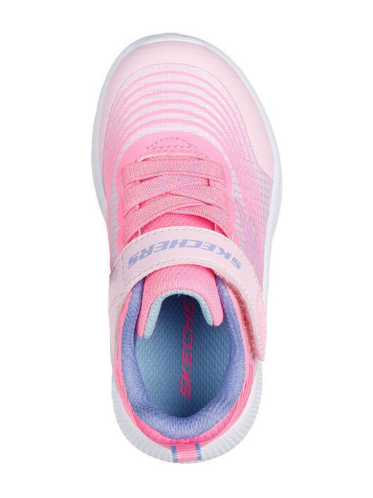 Microspec Kinder Sneakers mit Klettverschluss Rosa