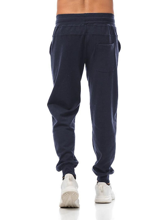 Bodymove Men's Sweatpants with Rubber Blue